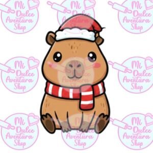 Cortador de Galletas Capibara Bufanda