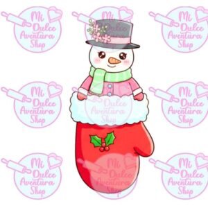 Cortador de Galletas Guante Snowman