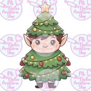 Cortador de Galletas Duende Árbol