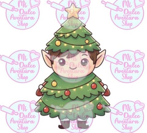 Cortador de Galletas Duende Árbol