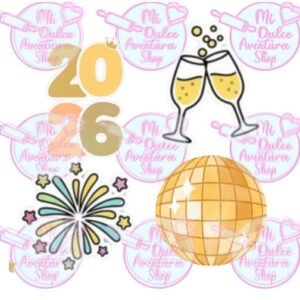 Cortador de Galleta Set Año Nuevo