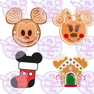 Cortador de Galleta Set Caritas Disney