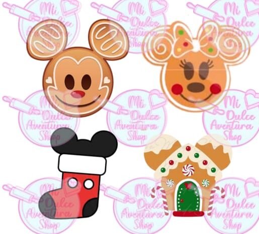 Cortador de Galleta Set Caritas Disney