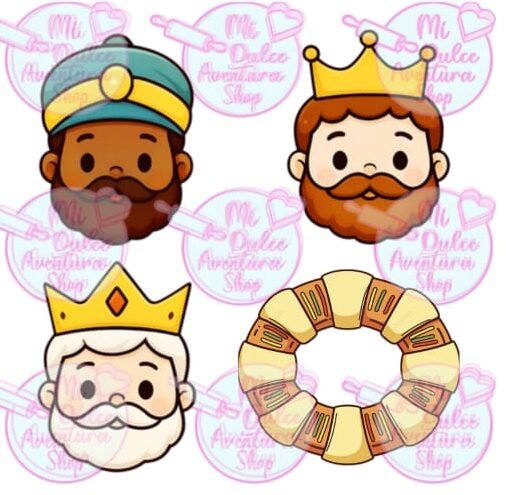 Cortador de Galleta Set Reyes Magos