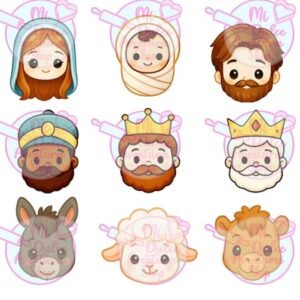 Cortador de Galleta Set Nacimiento 9 pz