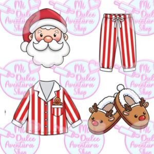 Cortador de Galleta Set Pijama Santa