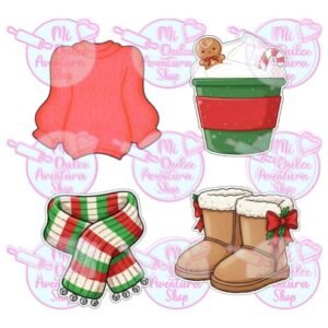 Cortador de Galleta Set Outfit Invierno
