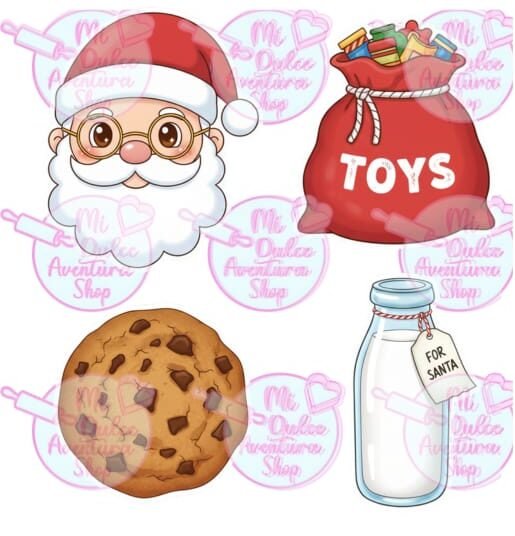 Cortador de Galleta Set Galletas para Santa