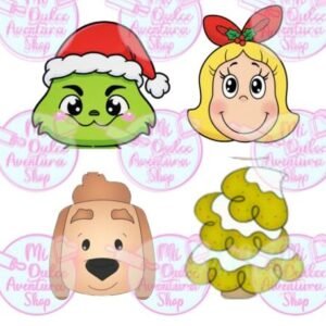 Cortador de Galleta Set Grinch y Amigos