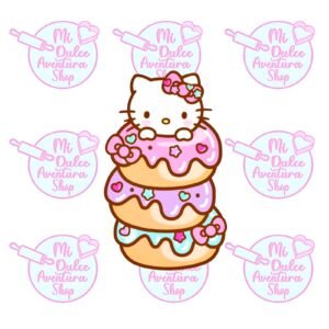 Cortador de Galletas Kitty Donuts