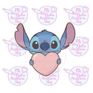 Cortador de Galletas Stitch Corazón