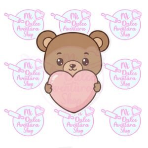 Cortador de Galletas Osito Corazón