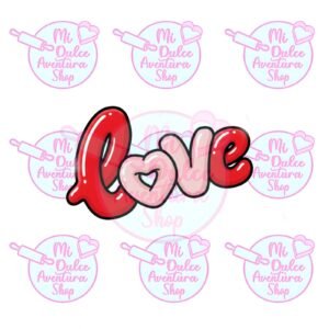 Cortador de Galletas Love Globos