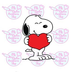 Cortador de Galletas Snopy Corazoncito