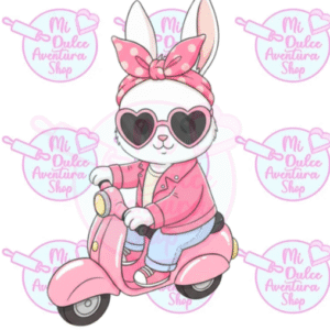 Cortador Galletas Coneja Motocicleta