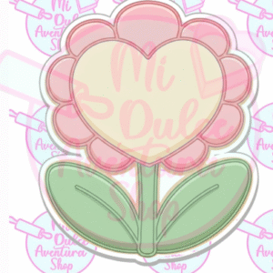 Cortador Galletas Flor Corazón