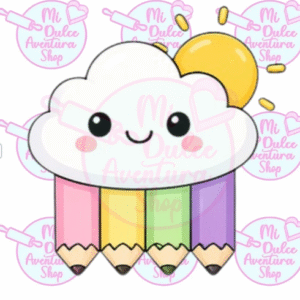 Cortador Galletas Nube Colores