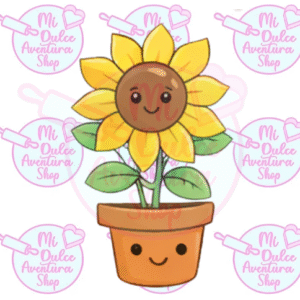 Cortador Galletas Maceta Girasol