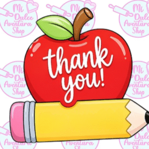 Cortador Galletas Manzana Thank you