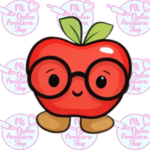 Cortador Galletas Manzana Lentes