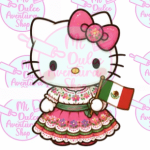 Cortador Galleta Kitty Bandera