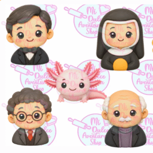 Cortador Galletas Minis Set Personajes Billetes