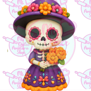 Cortador Galleta Catrina Flores