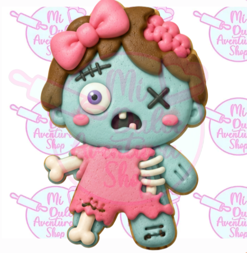 Cortador Galletas Novia Zombie