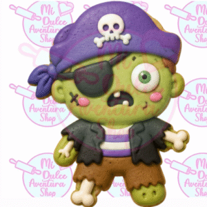 Cortador Galleta Pirata Zombie