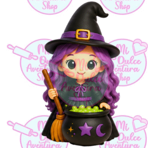 Cortador Galleta Niña Brujita