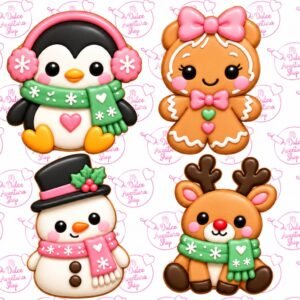 Set Cortador Galletas 5 cm Dulce invierno