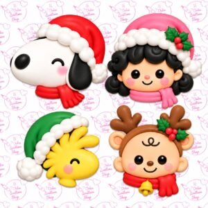 Set Cortador Galletas 5 cm Snoppy y Amigos