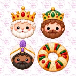Set Cortador Galletas 5 cm Set Reyes