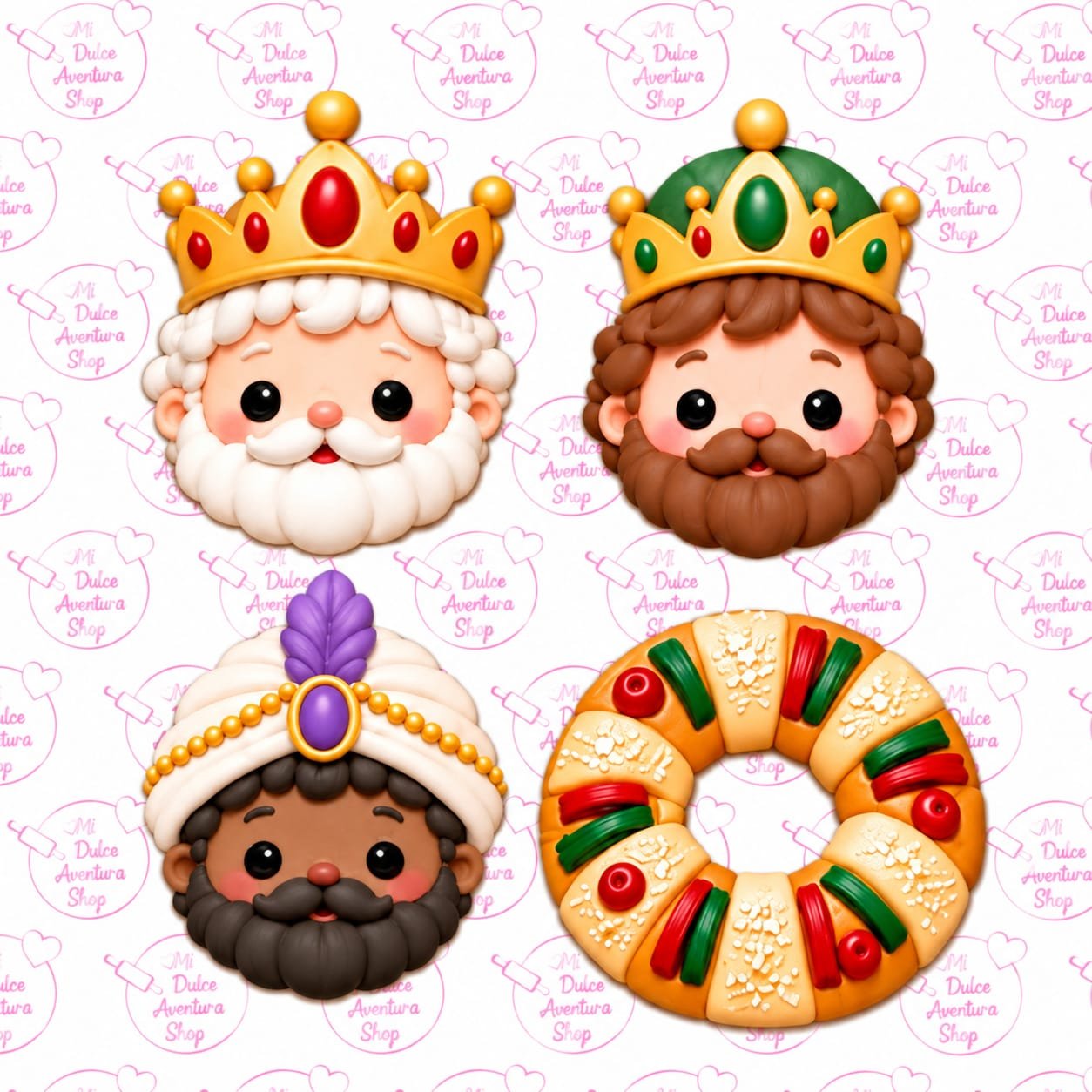 Set Cortador Galletas 5 cm Set Reyes