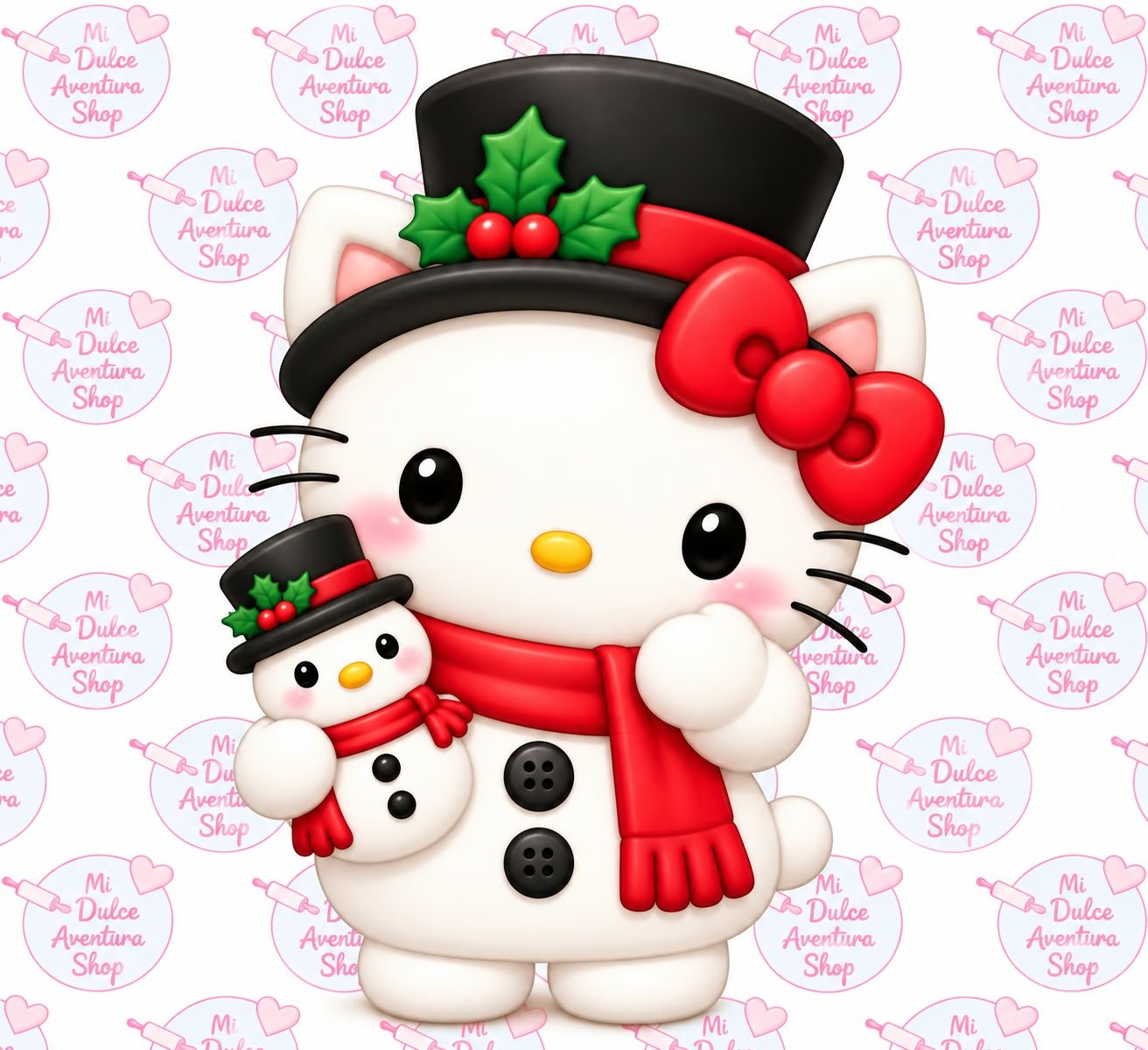 Cortador Galletas Kitty Snowman