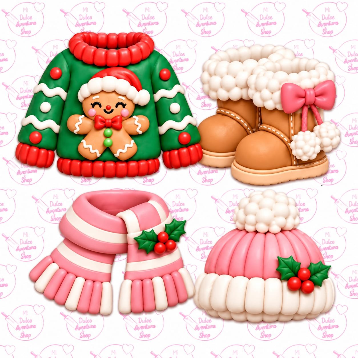 Set Cortador Galletas 5 cm Mini Invierno