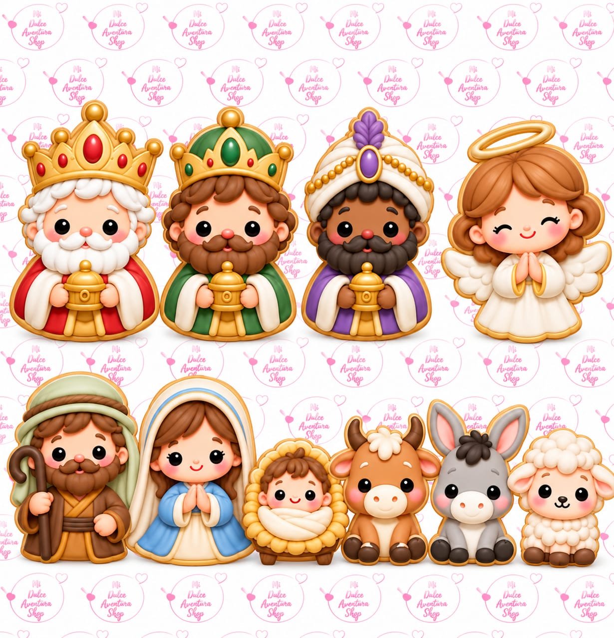 Cortador de Galletas Set Nacimiento Completo