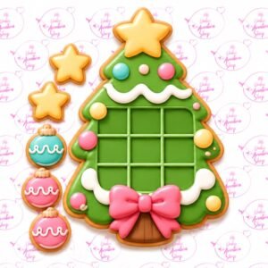 Cortador de Galletas Arbol Tic Tac Toc