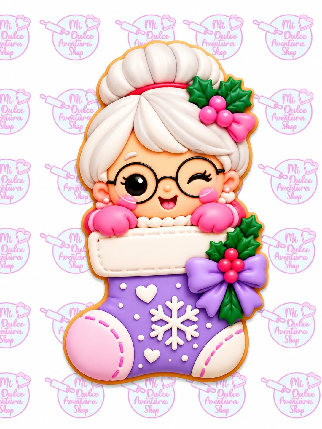 Cortador de Galletas Sra. Claus Botita