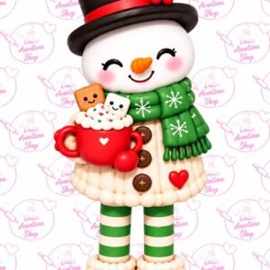 Cortador de Galletas Snowman Larguito