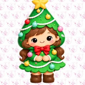 Cortador Galletas Niña Árbol