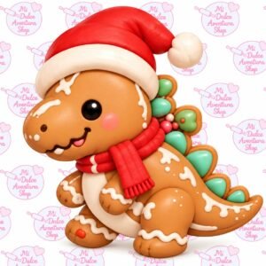 Cortador Galletas Dino Navideño