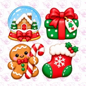Set Cortador Galletas 5 cm Set Regalo