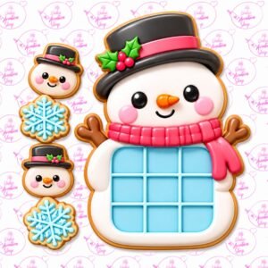 Cortador de Galletas Snowman Tic Tac Toc