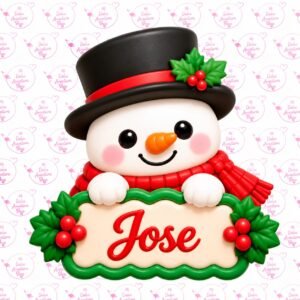 Cortador Galletas Snowman Letrero