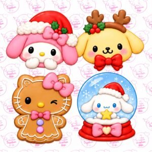 Set Cortador Galletas 5 cm Set Amigos Sanrio